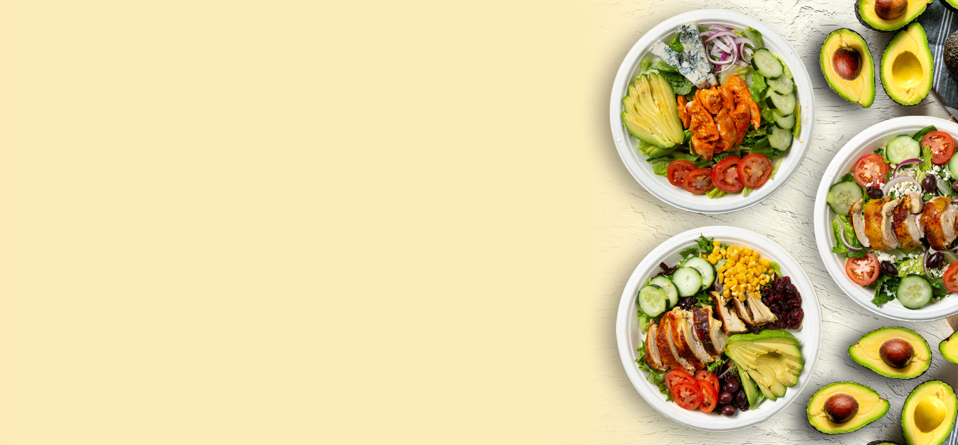Salads in Bowls